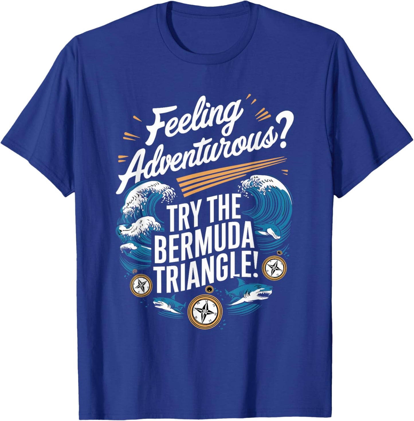 Bermuda Triangle Mysterious Disappearances Unexplained T-Shirt - T-Shirt | Royal