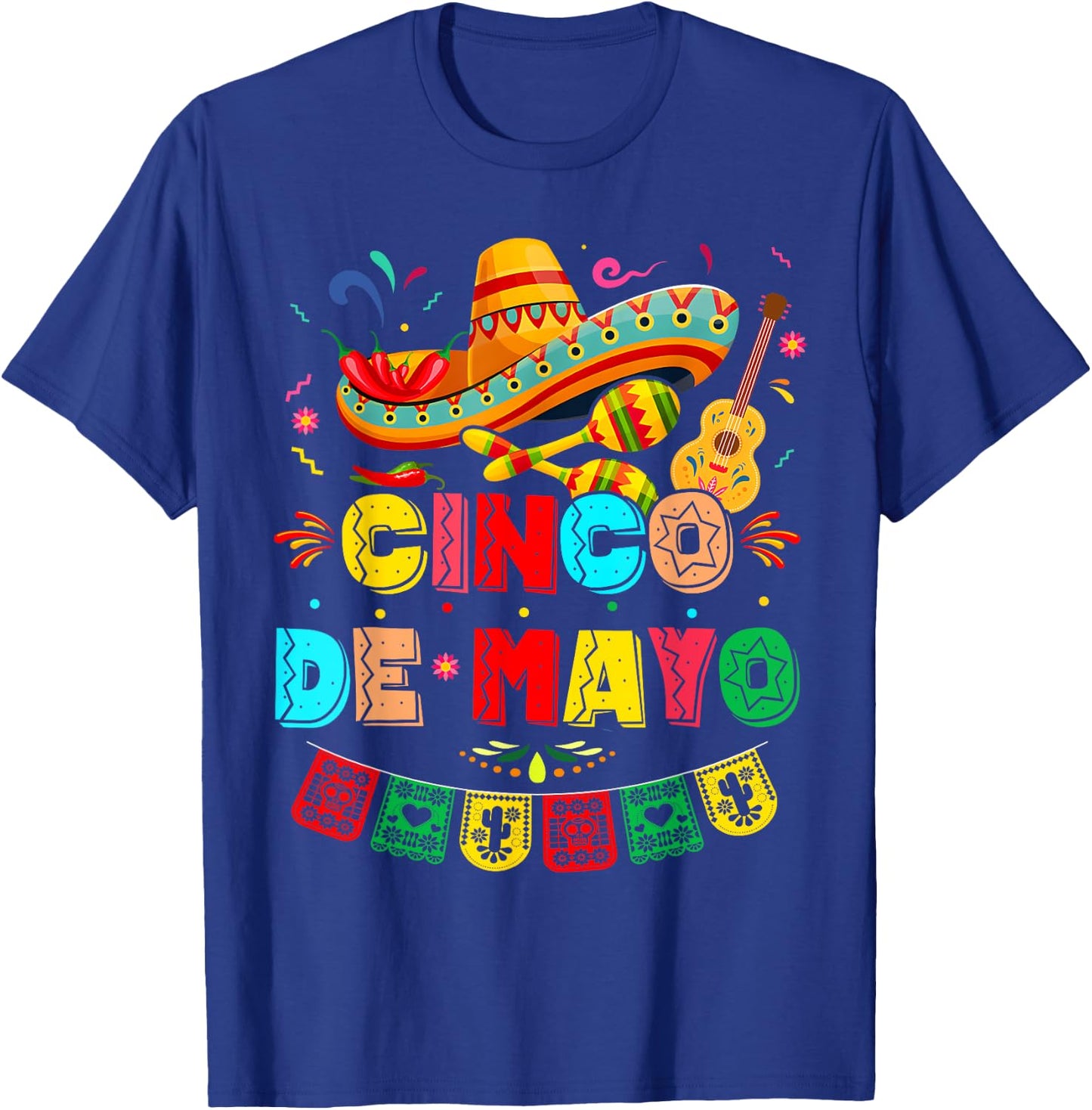 Cinco De Mayo Mexican Fiesta 5 De Mayo Kids T-Shirt - T-Shirt | Royal