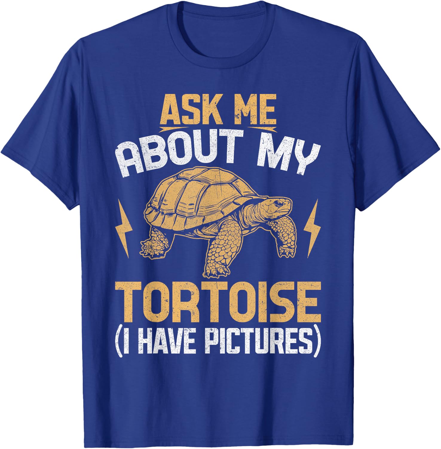 Ask Me About My Tortoise Mom Dad Reptile Owner Funny T-Shirt - T-Shirt | Royal