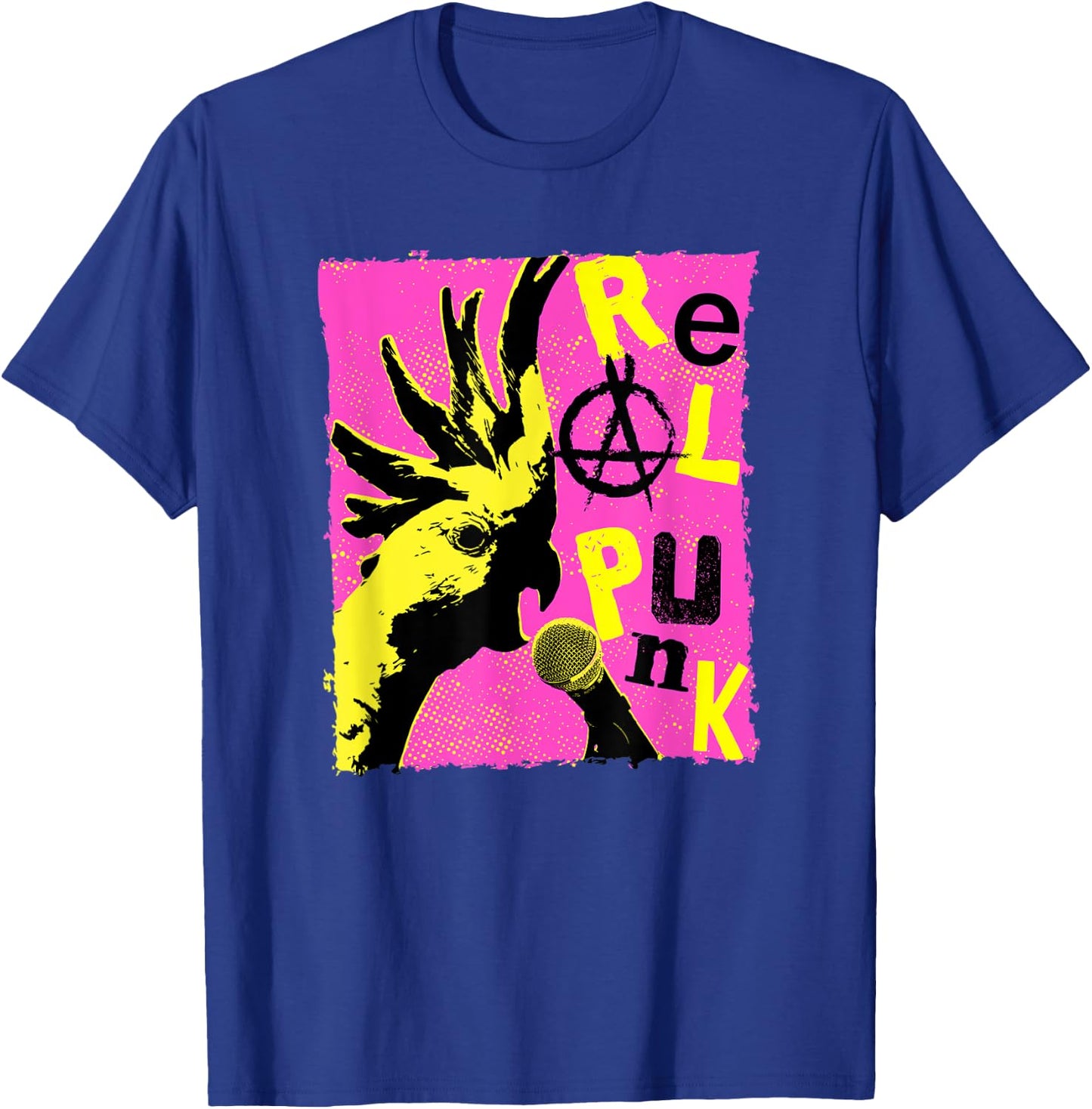 Real Punk - Cockatoo T-Shirt - T-Shirt | Royal