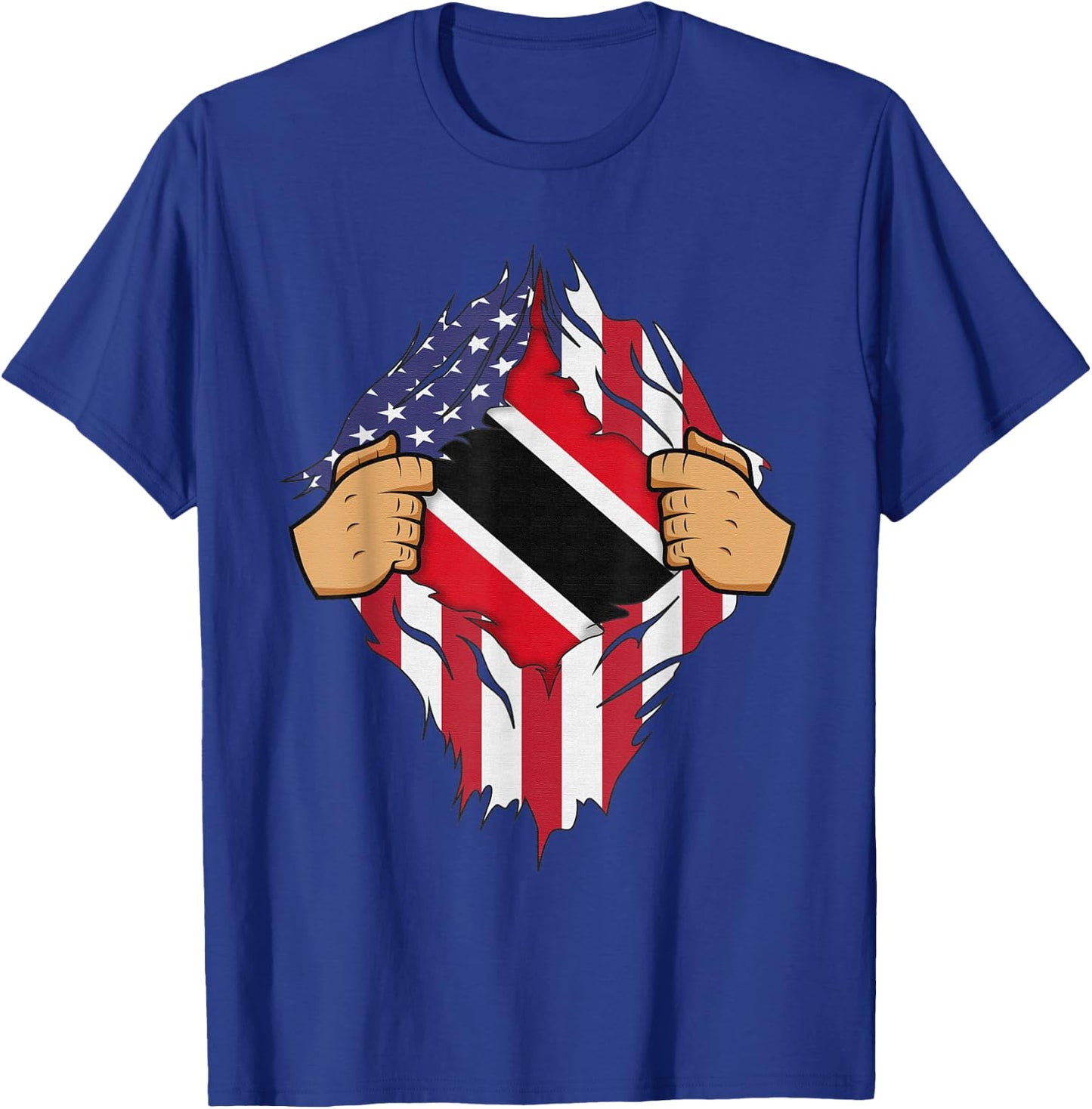 TRINIDAD AND TOBAGO FLAG Men Women Kids Gift T-Shirt - T-Shirt | Royal