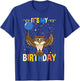 Its My Birthday Owl Bird T-Shirt - T-Shirt | Royal