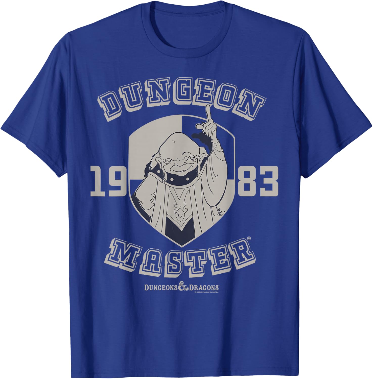 Dungeons & Dragons Dungeon Master 1983 Shield T-Shirt - T-Shirt | Royal