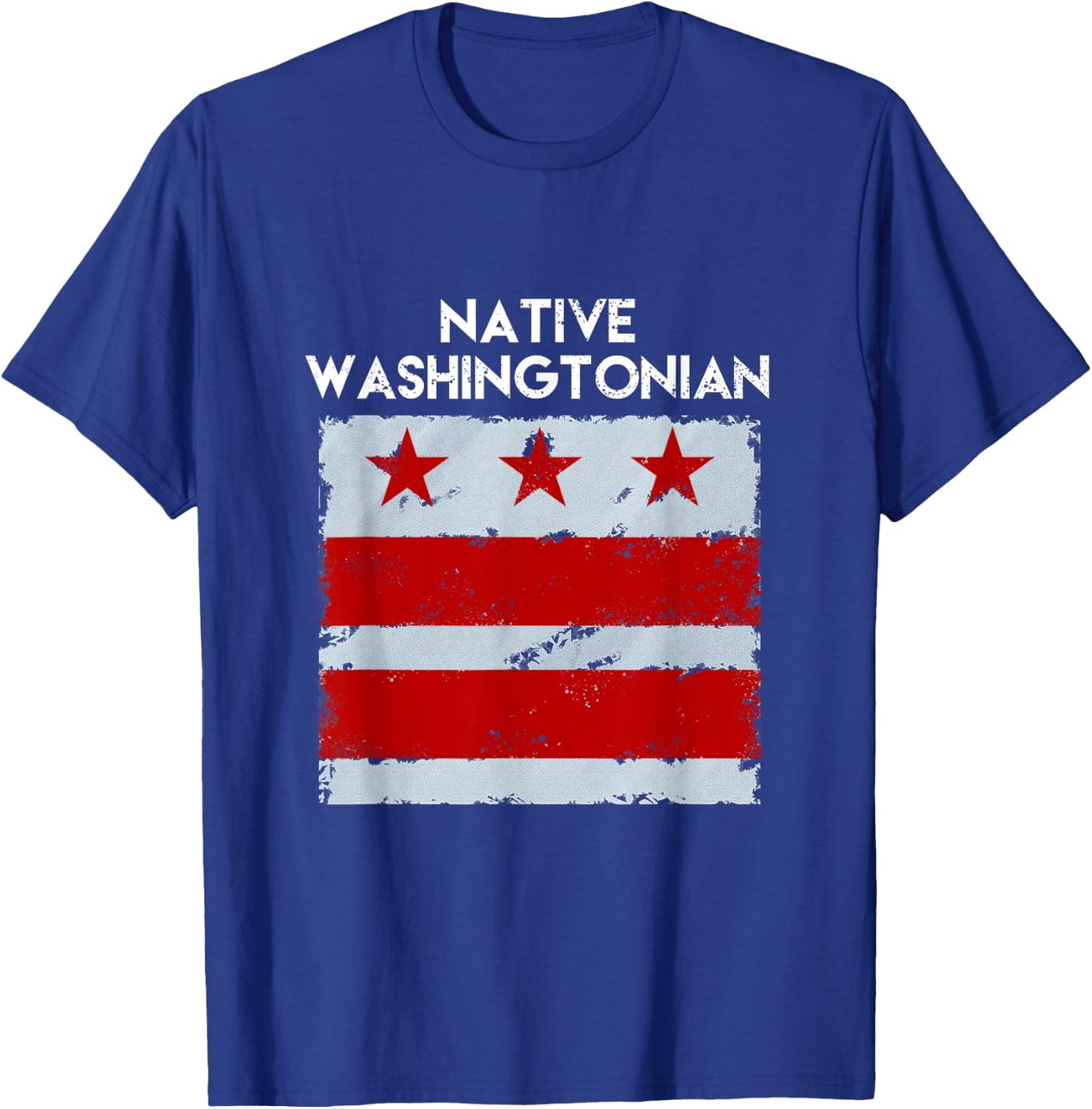 DC, Native Washingtonian! Vintage Hometown Washington D.C T-Shirt - T-Shirt | Royal