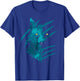 Predator Forest Animal Nature Wild Animal Night Animal Motif Wolf T-Shirt - T-Shirt | Royal