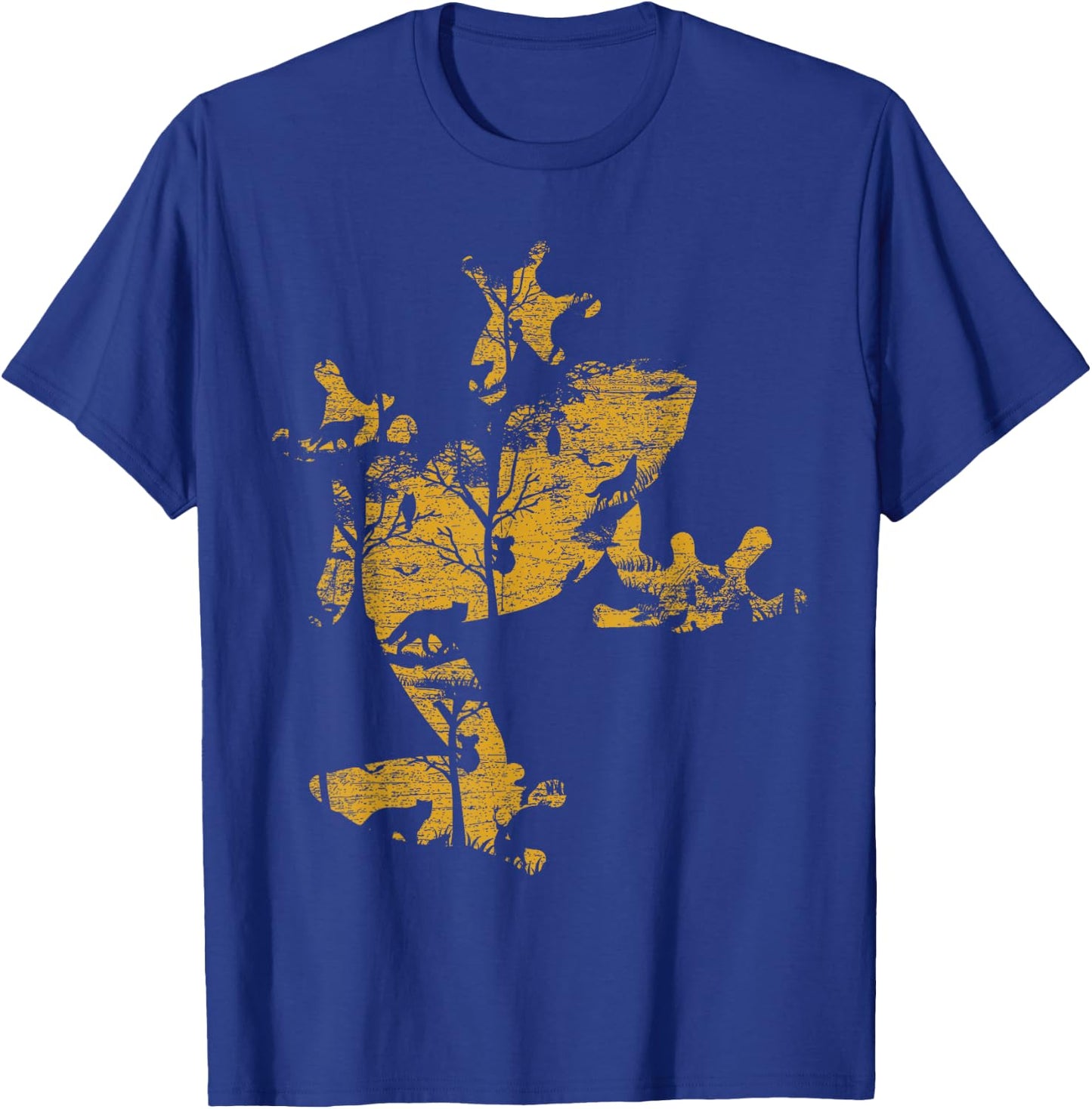 Silhouette Frog T-Shirt - T-Shirt | Royal