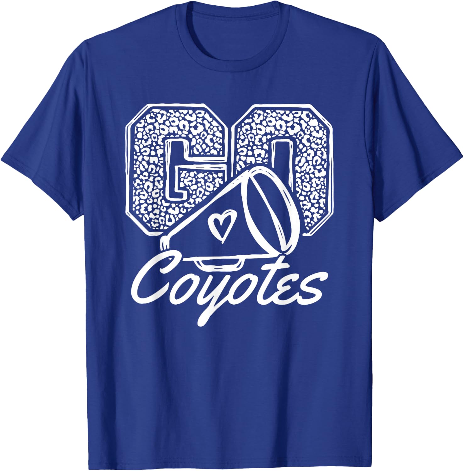 Go Cheer Coyotes Sports Name Gifts Men Women Boy Girl T-Shirt - T-Shirt | Royal