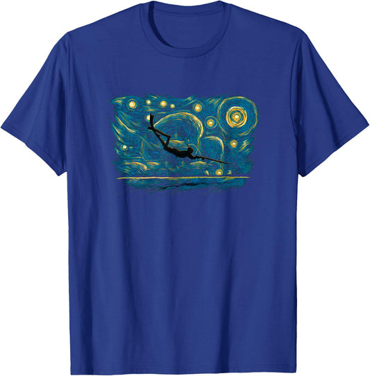 Retro Vintage Style Spearfishing T-Shirt - T-Shirt | Royal