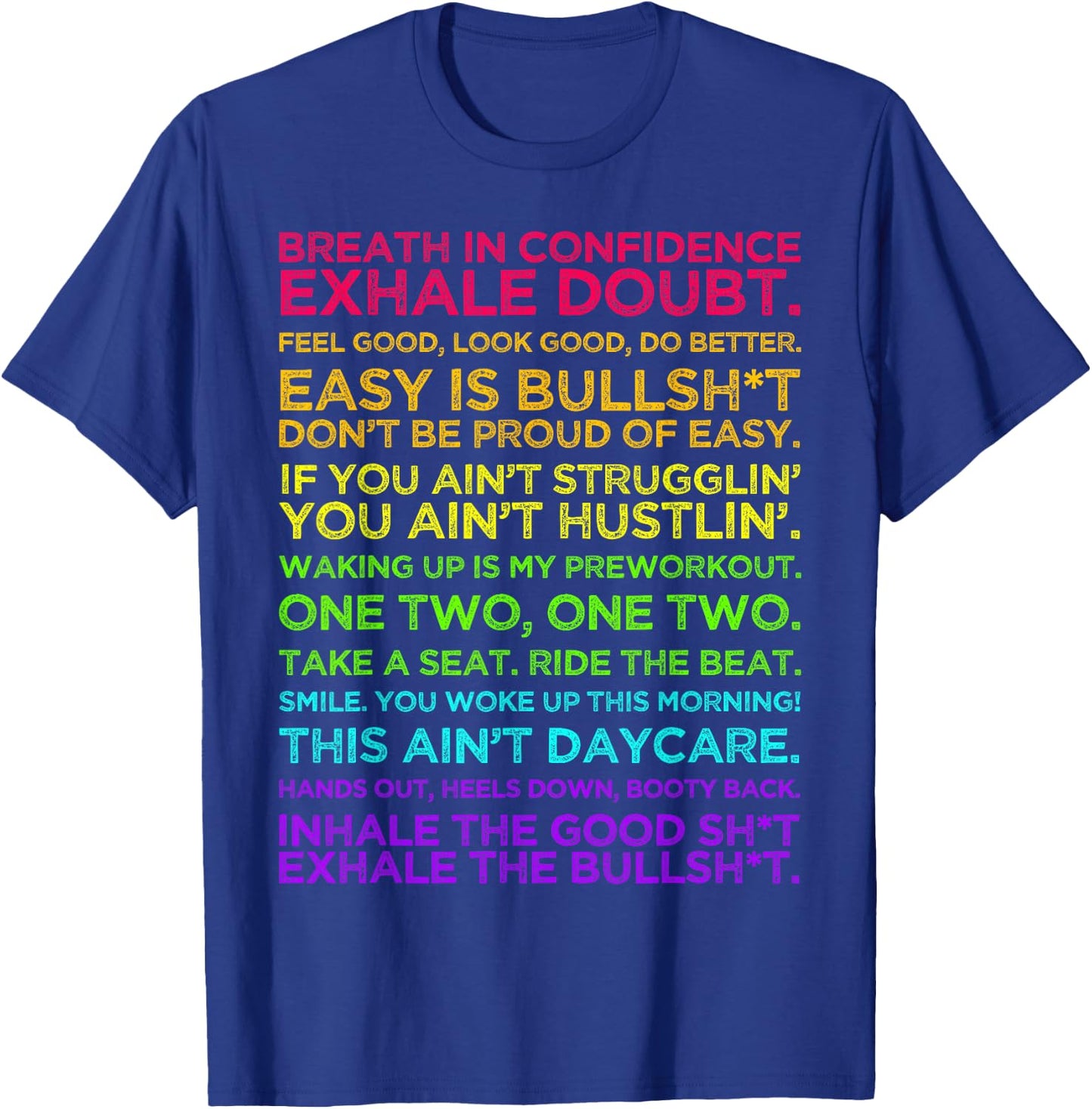 Alex Toussaint Motivational Quotes T-Shirt - T-Shirt | Royal