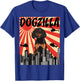 Funny Retro Japanese Dogzilla Black and Tan Coonhound T-Shirt - T-Shirt | Royal