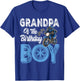Grandpa of the Birthday Boy Dirt Bike B-day motocross Party T-Shirt - T-Shirt | Royal