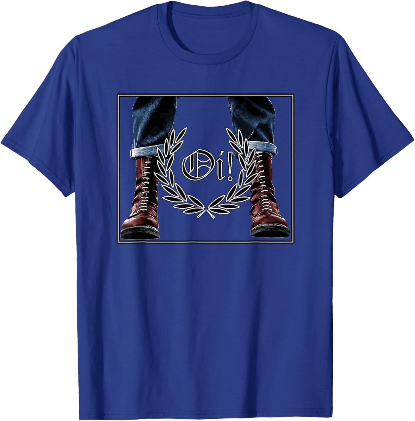 Skinhead Music Oi! Oi! Oi! T-Shirt - T-Shirt | Royal