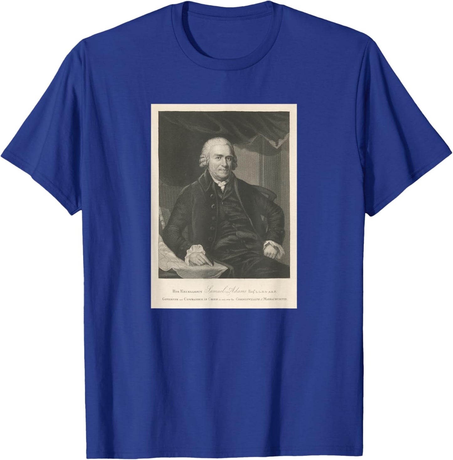 Samuel Adams Illustrative Portrait (1880) T-Shirt - T-Shirt | Royal