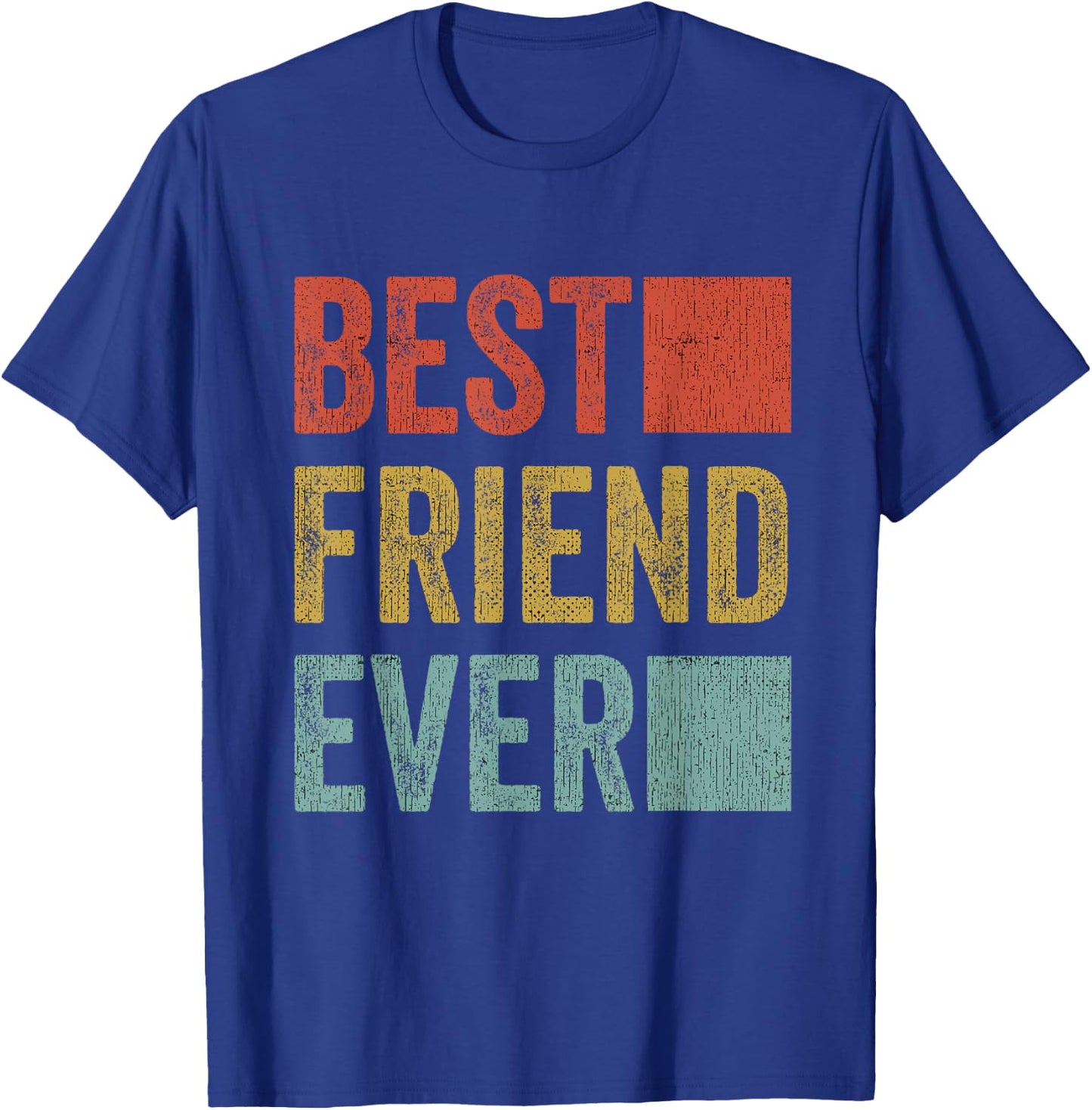 Vintage Retro Best Friends Best Friend Ever BFF Friends T-Shirt - T-Shirt | Royal