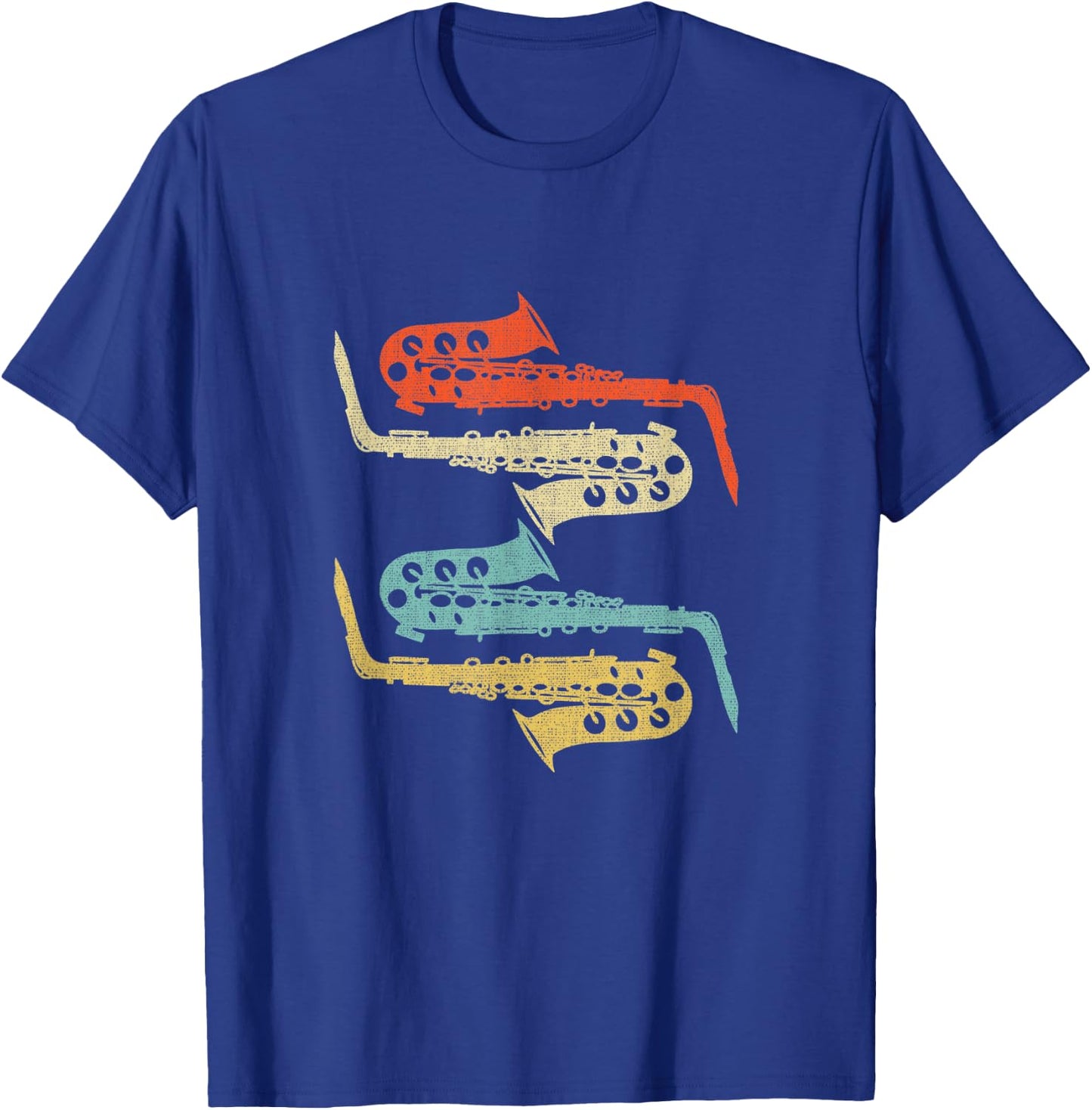 Saxophone design, Musical Instrument T-Shirt - T-Shirt | Royal