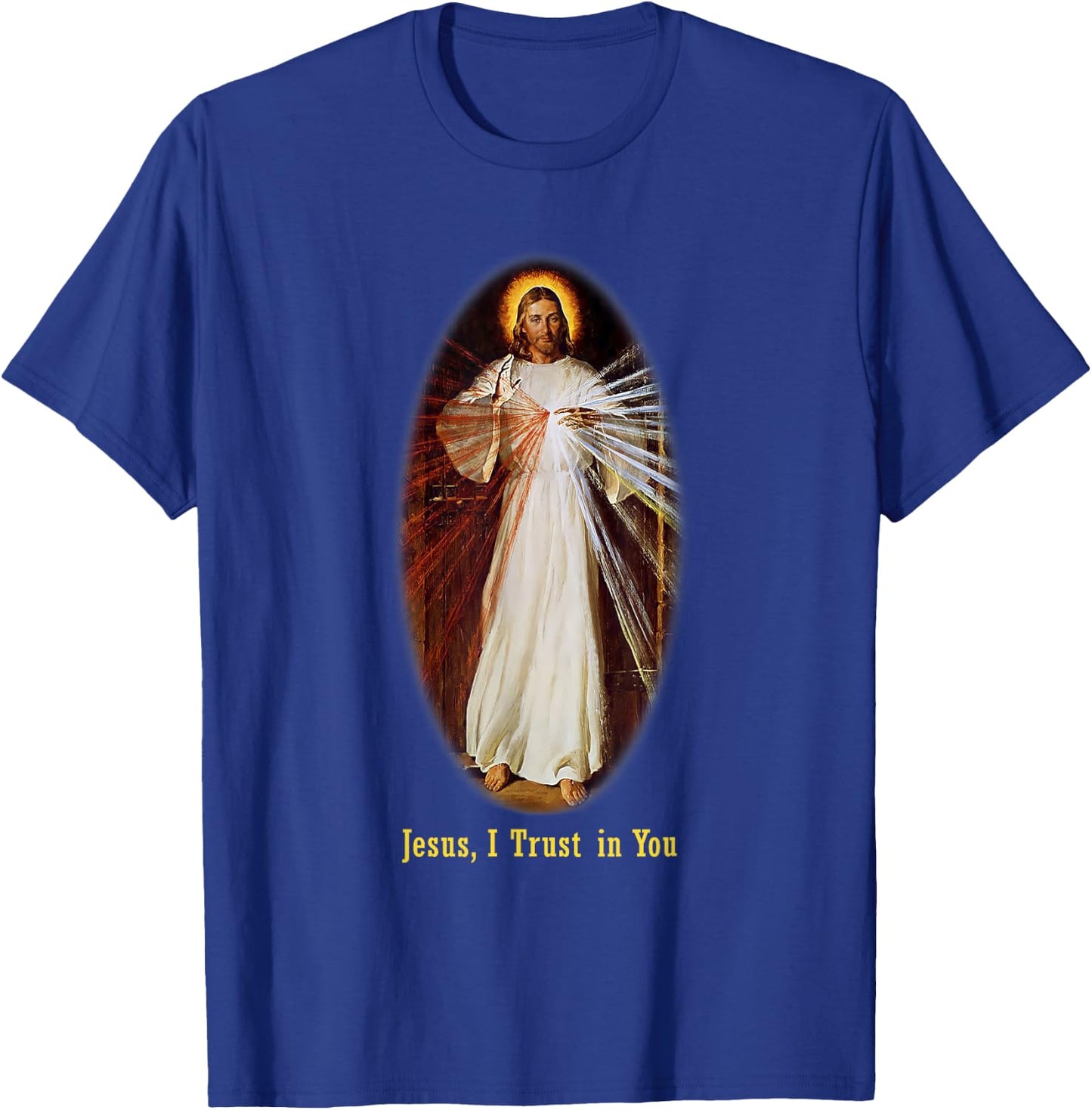 Divine Mercy Jesus I trust in You T-Shirt - T-Shirt | Royal