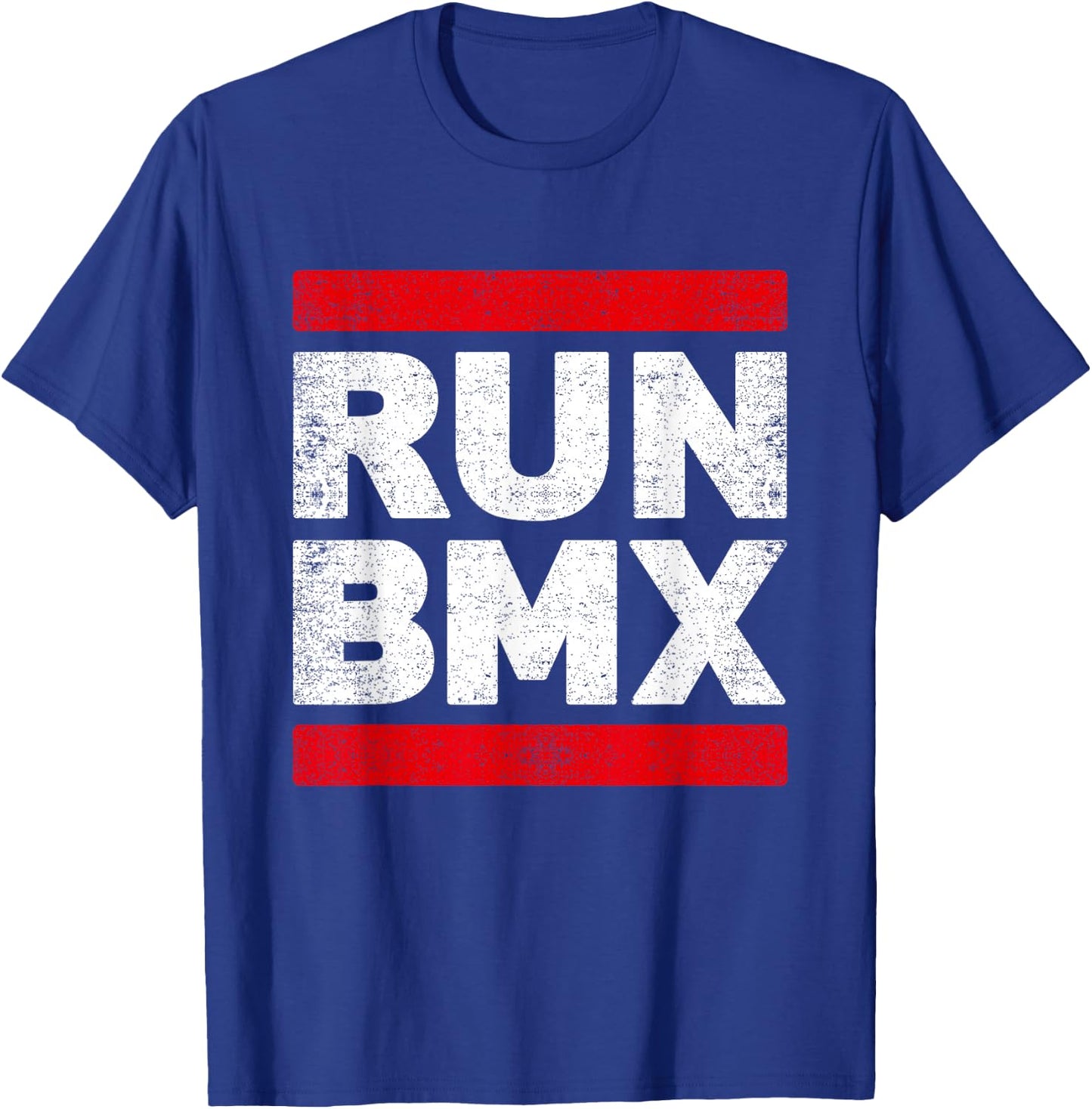 BMX Vintage Shirt Bicycle Gift Run BMX T-Shirt - T-Shirt | Royal