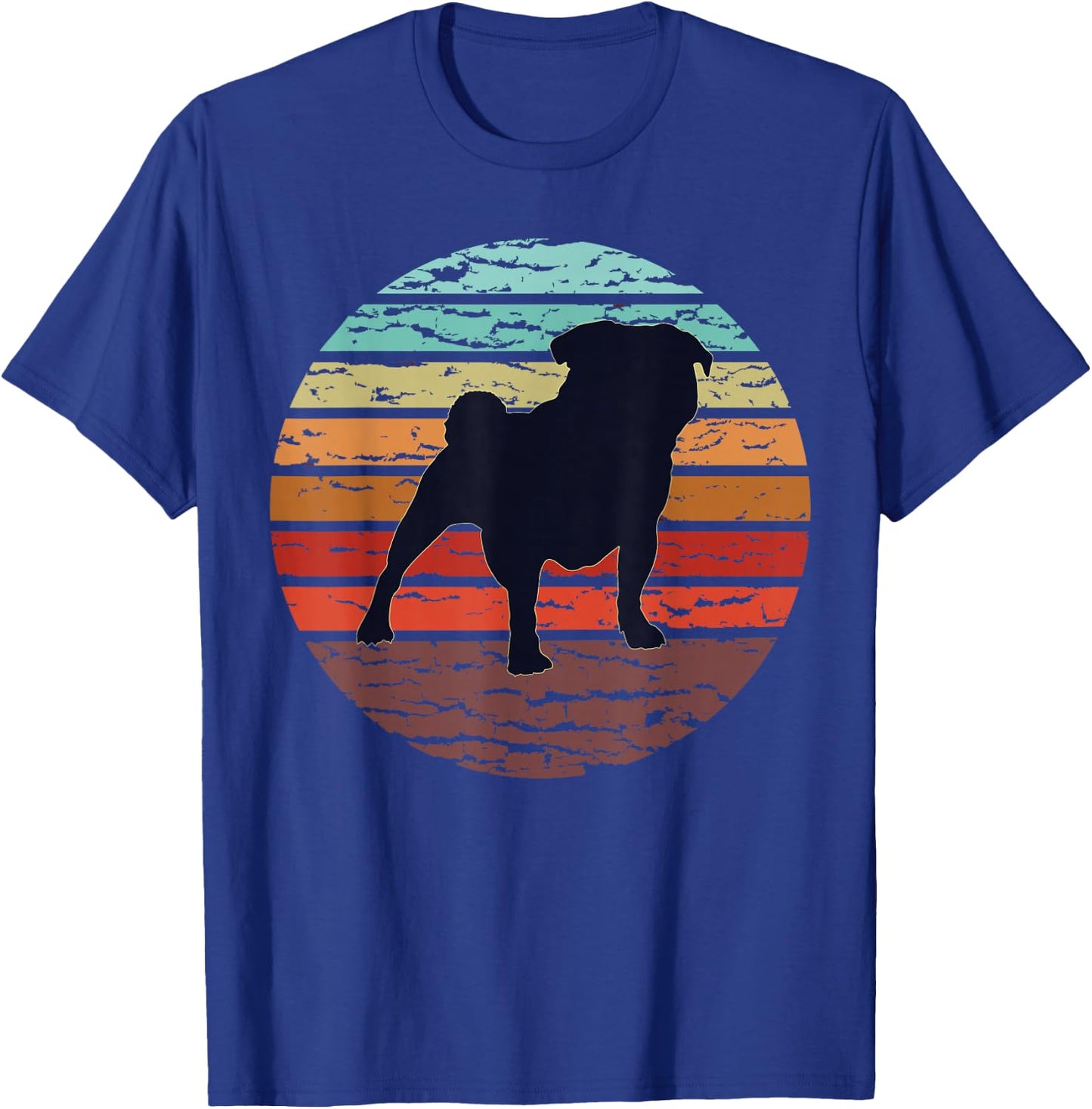 Pug Pug T-Shirt - T-Shirt | Royal
