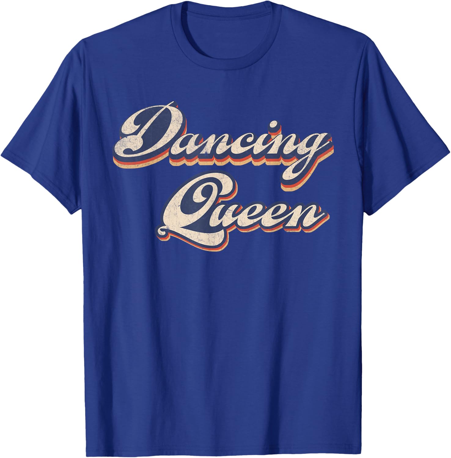 Dancing Queen Retro Dance Mom Vintage Dancing 70s T-Shirt - T-Shirt | Royal