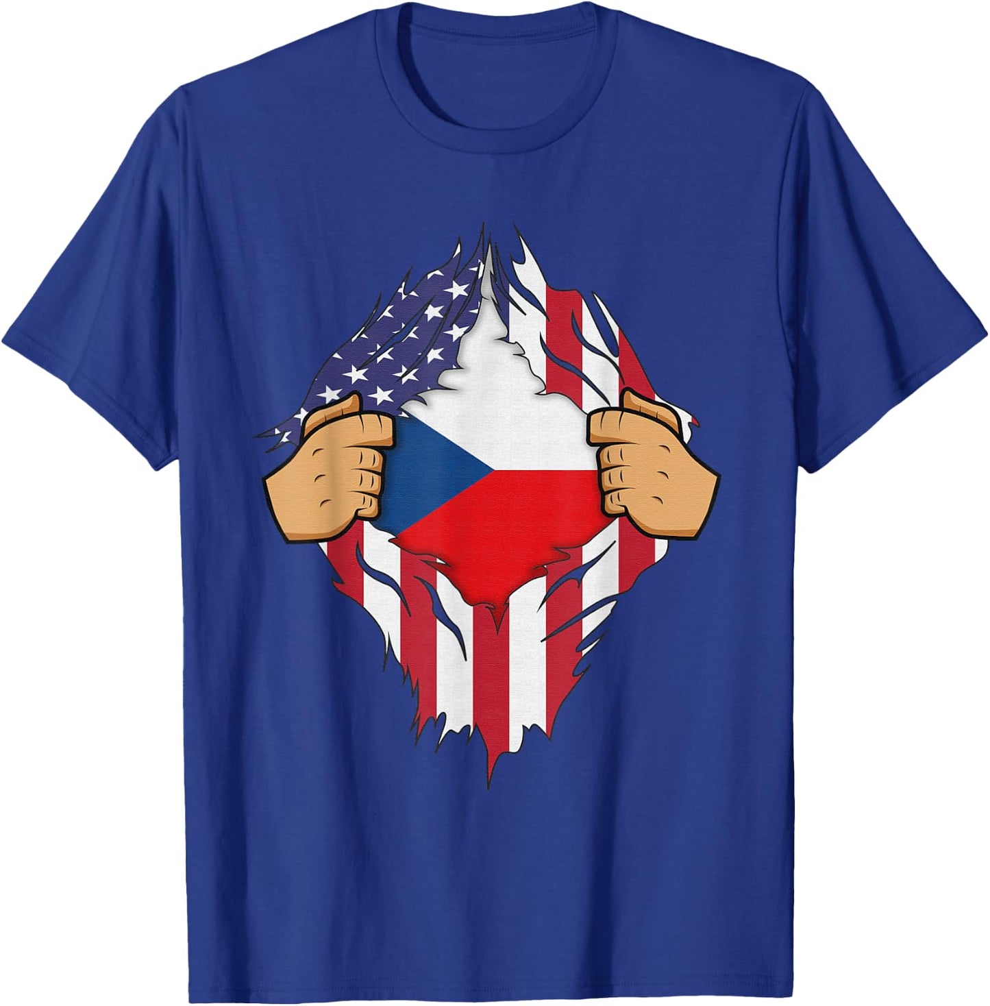 CZECH FLAG CZECH REPUBLIC Men Women Kids Gift T-Shirt - T-Shirt | Royal