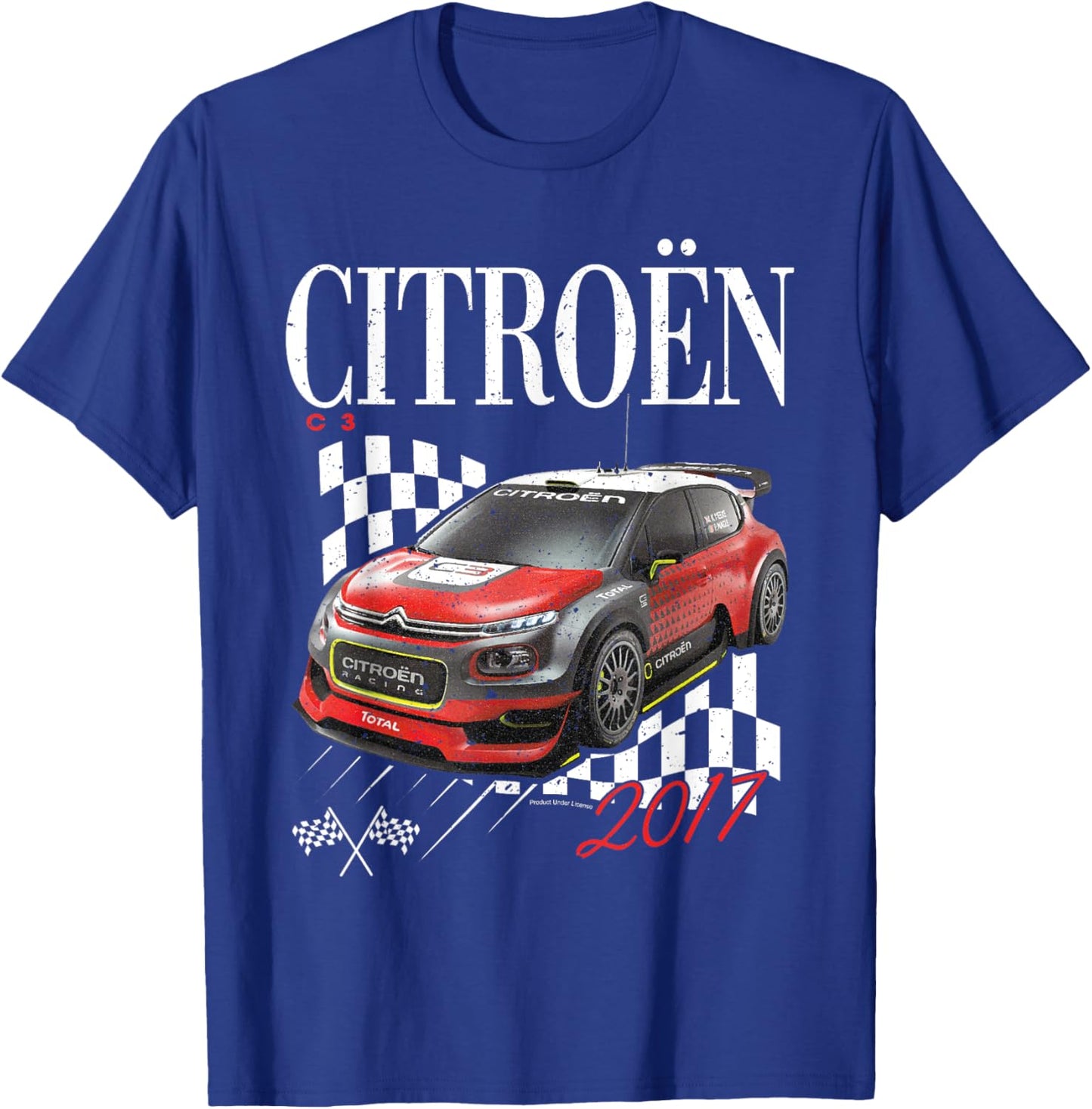 Citroën C3 Racing 2017 T-Shirt - T-Shirt | Royal