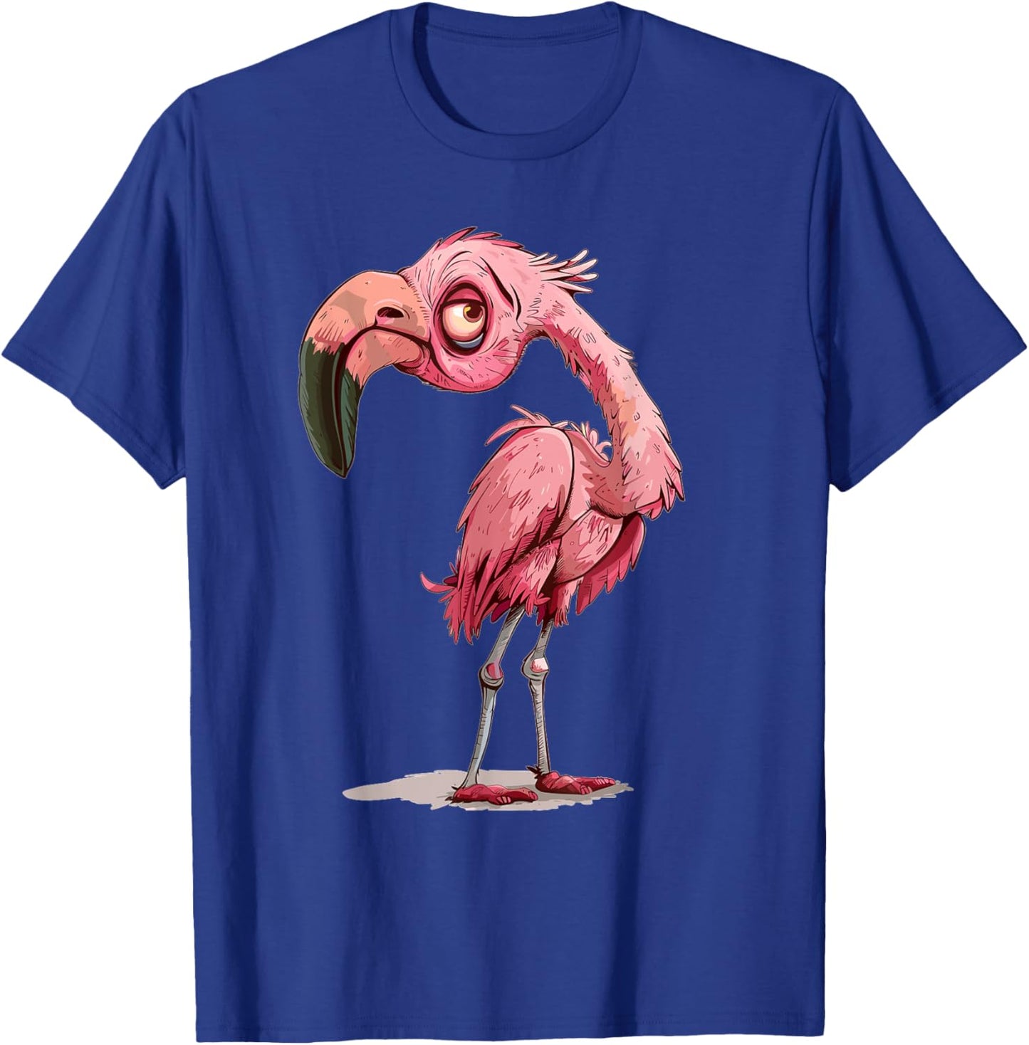 Tired Flamingo T-Shirt - T-Shirt | Royal