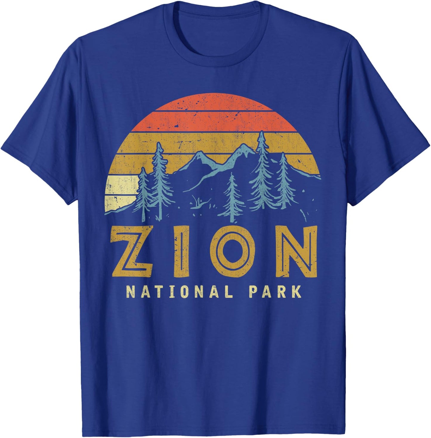 Zion National Park Shirt, US National Park in Utah T-Shirt - T-Shirt | Royal