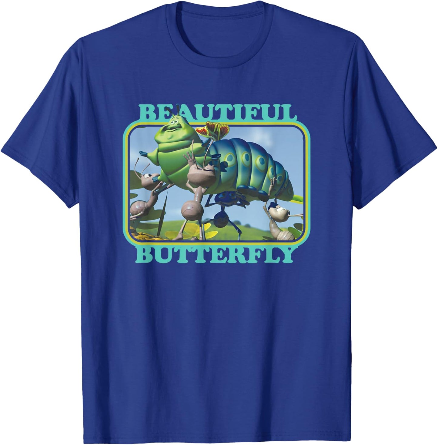 Disney Pixar A Bug's Life Secret Beautiful Butterfly T-Shirt - T-Shirt | Royal