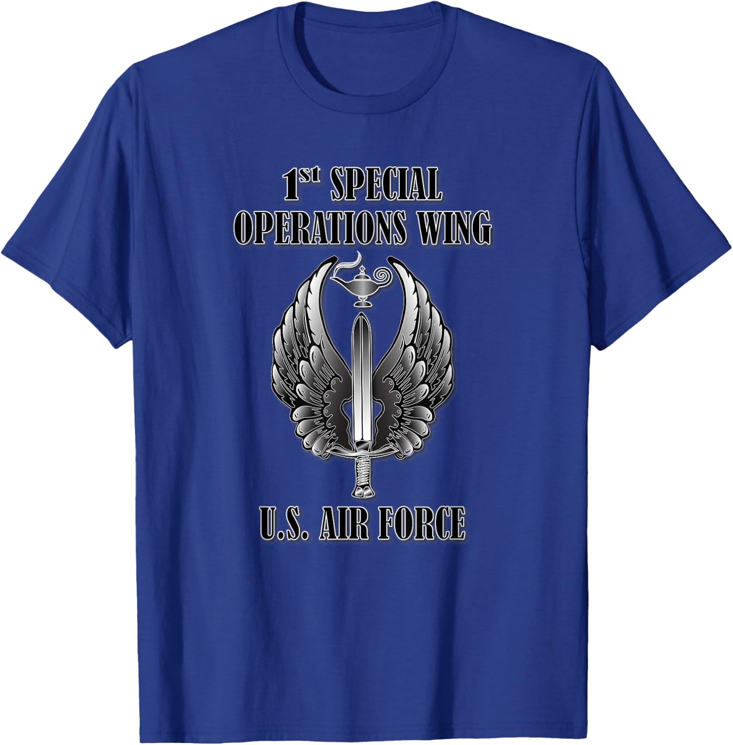 1st Special Operations Wing (Front Design) T-Shirt - T-Shirt | Royal