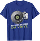 Sounds Better On Vinyl Retro Vinyl Record Player Turntable T-Shirt - T-Shirt | Royal