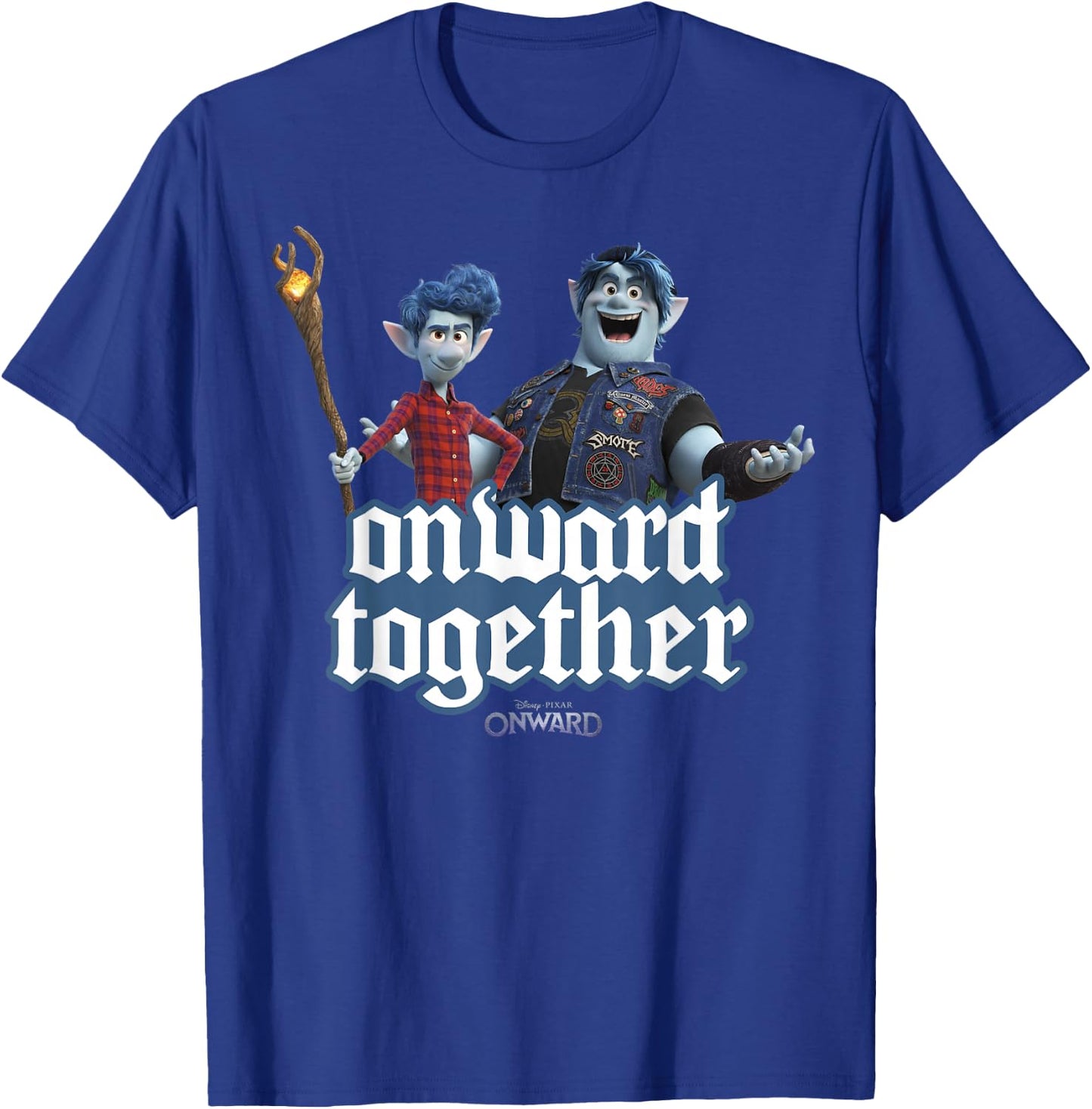 Disney Pixar Onward Barley & Ian Onward Together T-Shirt - T-Shirt | Royal