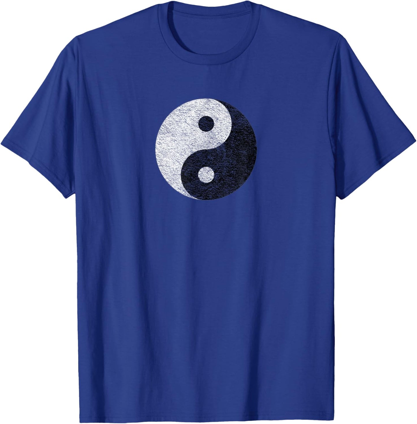 Tao Taoist | Yin Yang | Distressed Vintage | Buddha Inner T-Shirt - T-Shirt | Royal