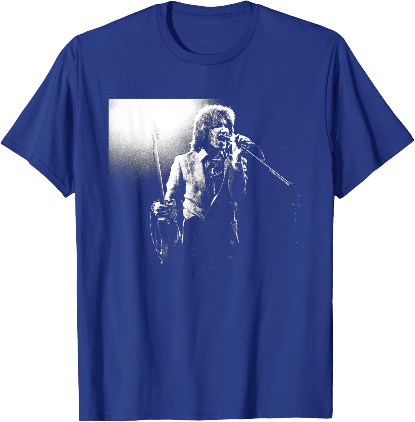 Ray Davies The Kinks Live Black and White by Everard Smith T-Shirt - T-Shirt | Royal