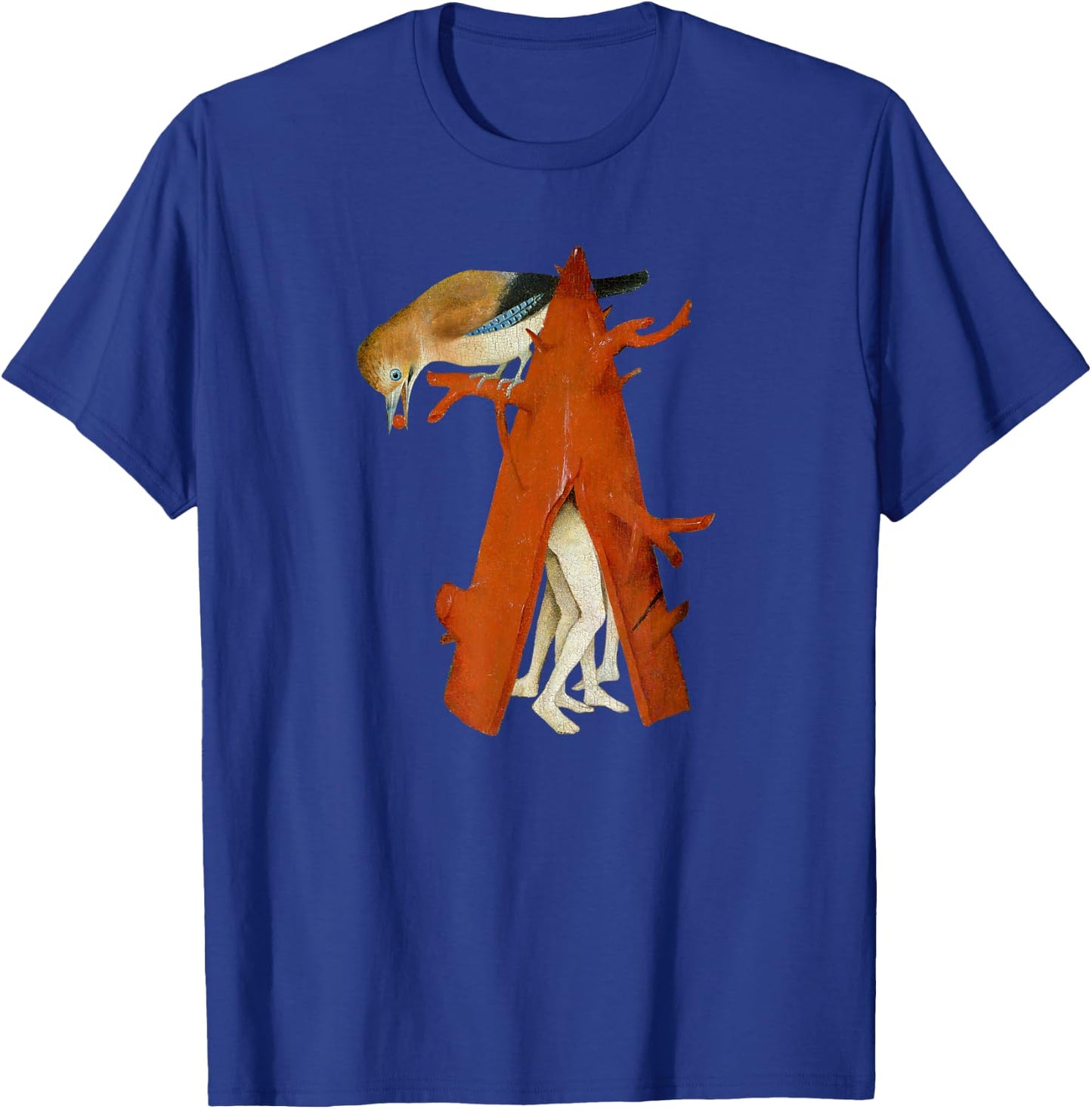 Hieronymus Bosch Bird and Tree Garden of Earthly Delights T-Shirt - T-Shirt | Royal