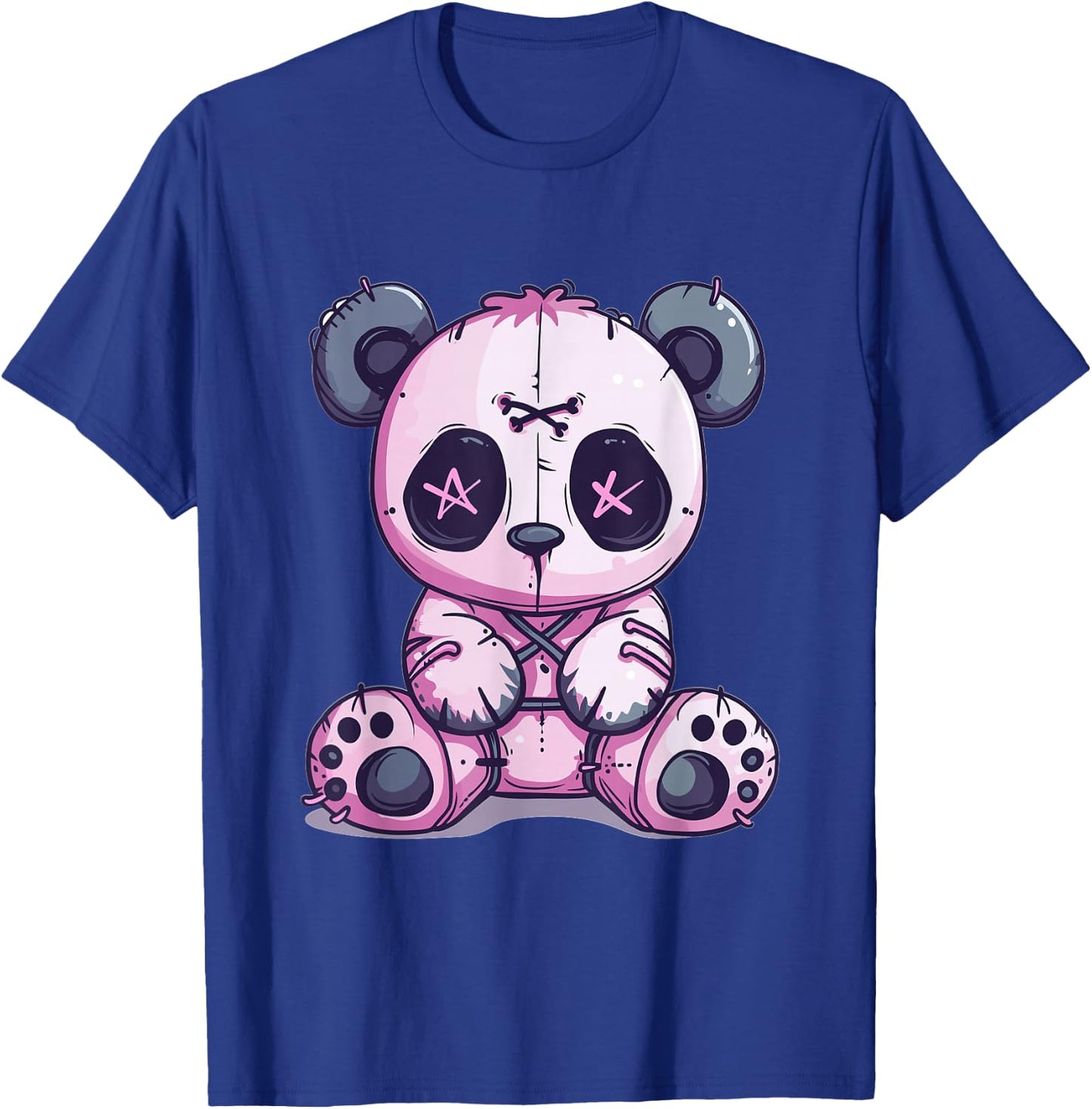 Goth Pastel Cute Creepy Kawaii Panda Voodoo Doll T-Shirt - T-Shirt | Royal