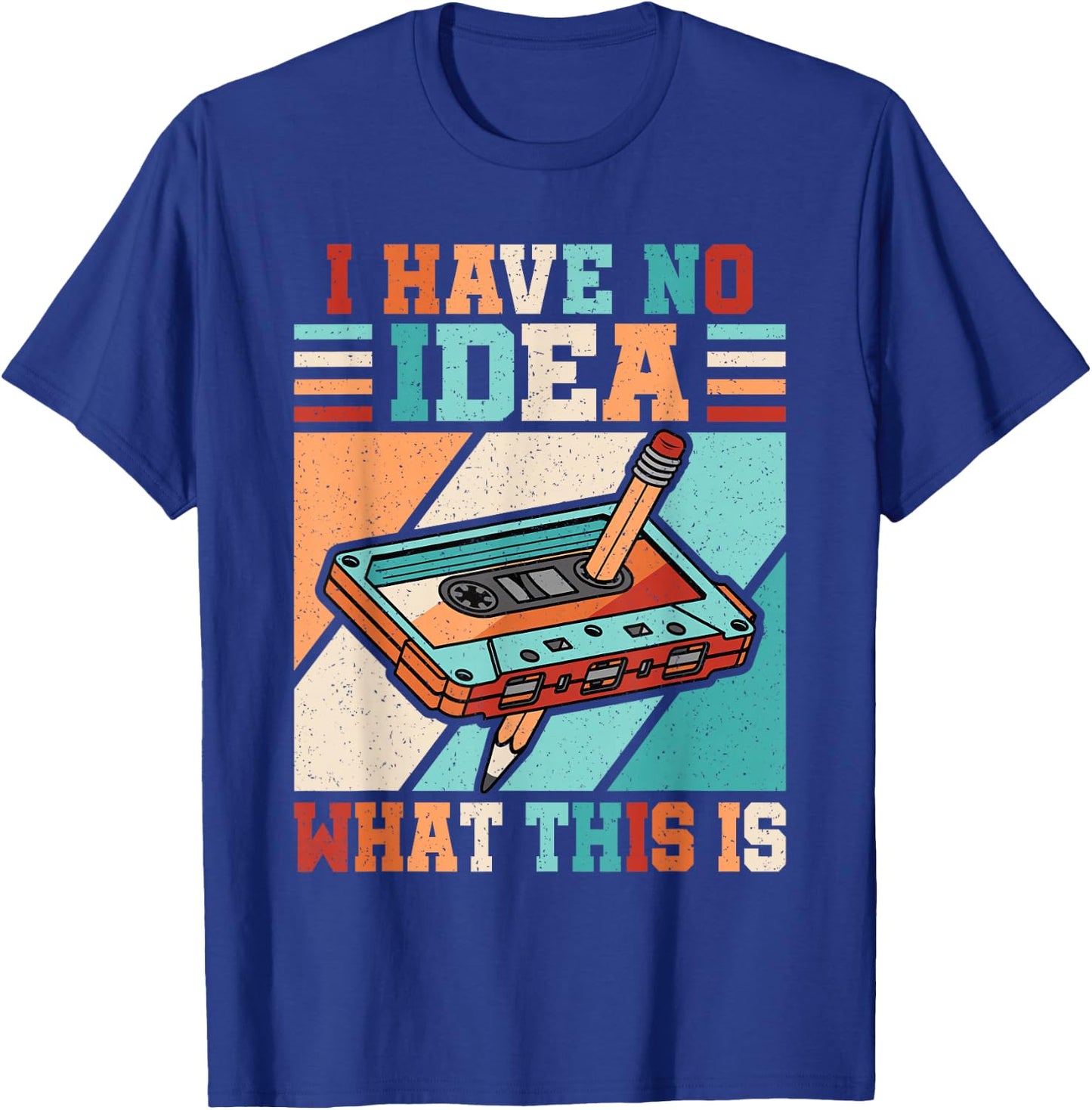 I Have No Idea What This is 80s 90s Outfit Boys Girls Kids T-Shirt - T-Shirt | Royal