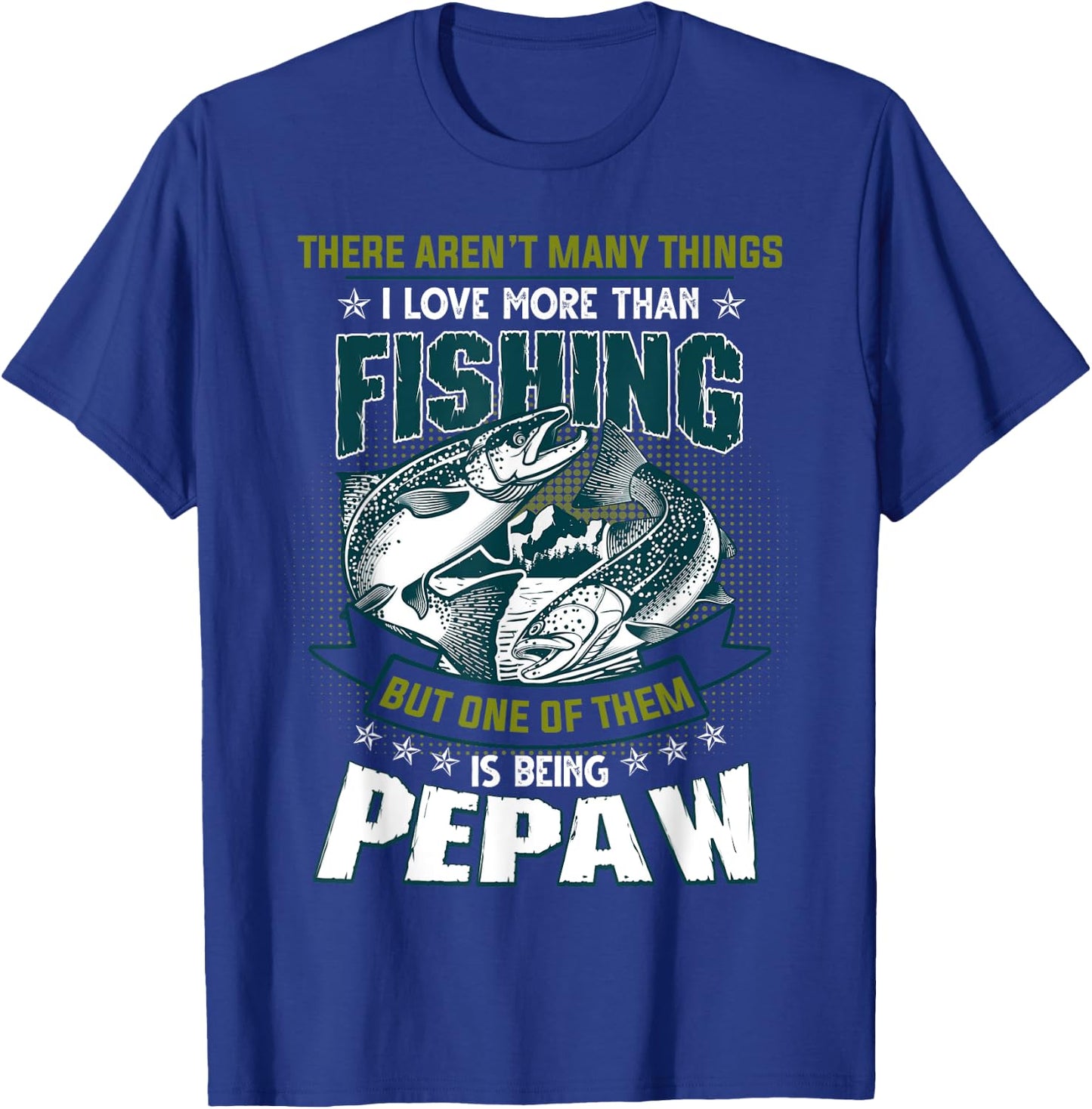Fathers Day Fishing Pepaw Shirt Reel Cool Pepaw T-Shirt - T-Shirt | Royal