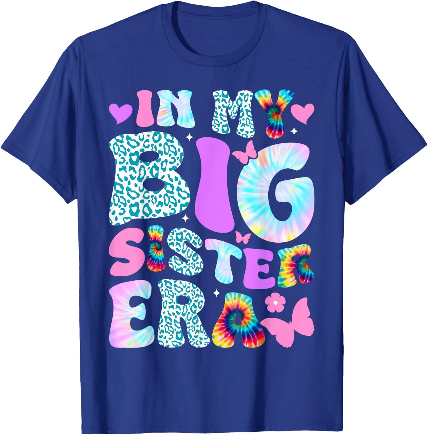 In My Big Sister Era Big Sis Girls Announcement Pregnancy T-Shirt - T-Shirt | Royal
