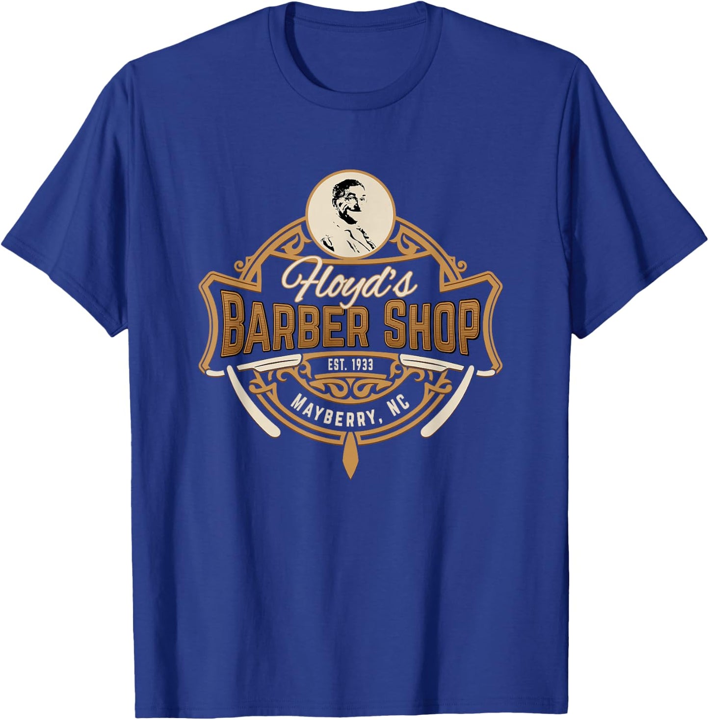 Andy Griffith Show | Floyd's Barber Shop Classic TV T-Shirt - T-Shirt | Royal