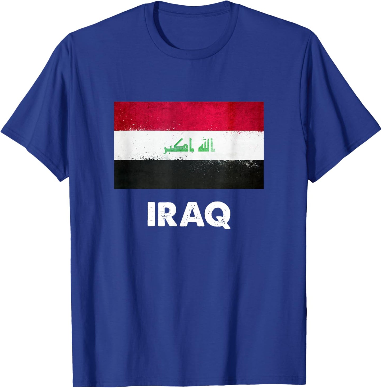 Iraq Flag Jersey | Iraqi T-Shirt - T-Shirt | Royal