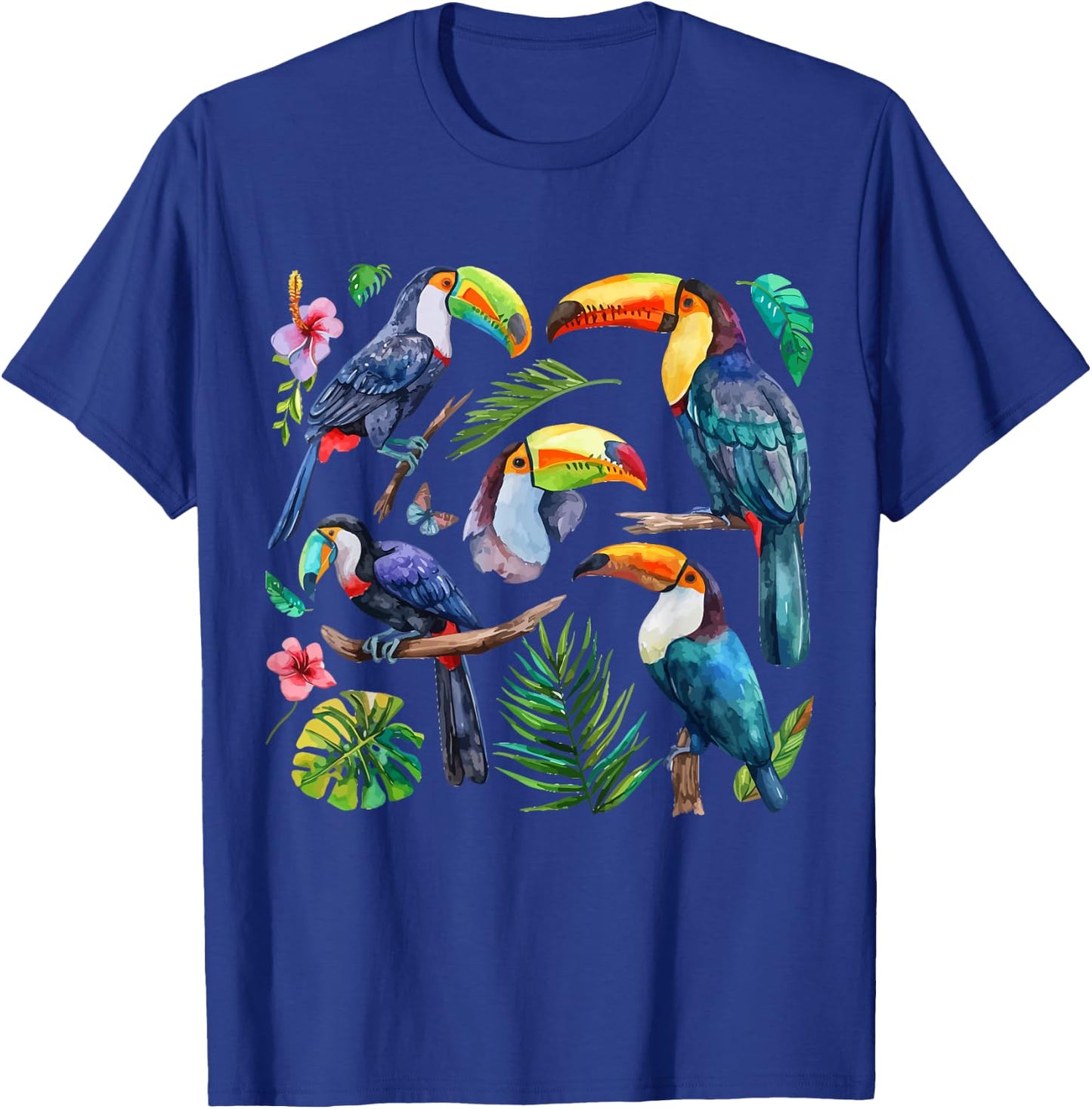 Toucan Watercolour T-Shirt - T-Shirt | Royal