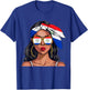 Paraguayan Souvenirs Products Woman Flag Uniform Paraguay T-Shirt - T-Shirt | Royal