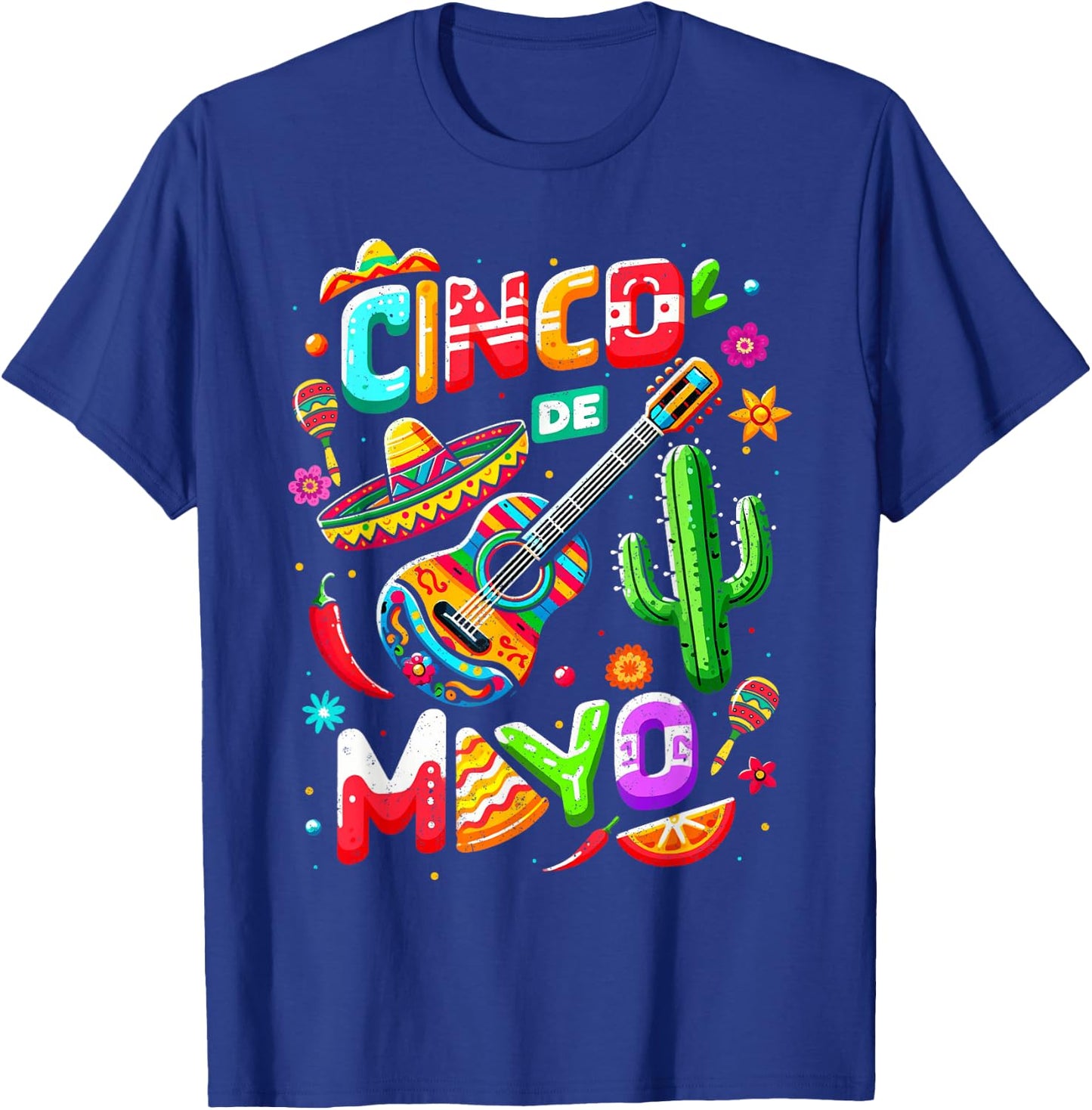 Cinco De Mayo Mexican Fiesta 5 De Mayo Party Family Fiesta T-Shirt - T-Shirt | Royal