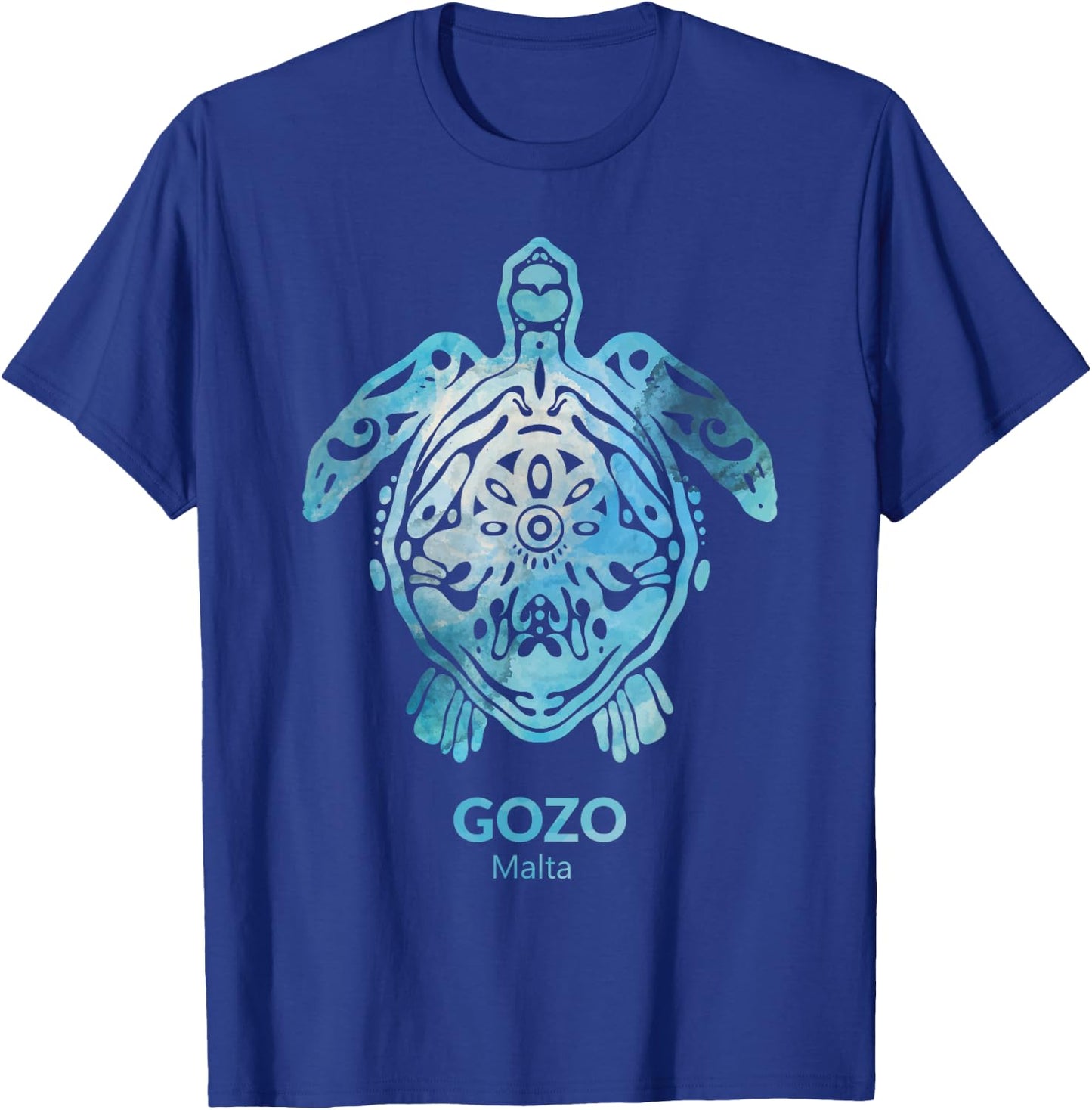 Gozo Malta Sea Turtle Ocean Souvenir T-Shirt - T-Shirt | Royal