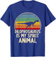 Dilophosaurus My Spirit Animal Dinosaur Lover Vintage Retro T-Shirt - T-Shirt | Royal