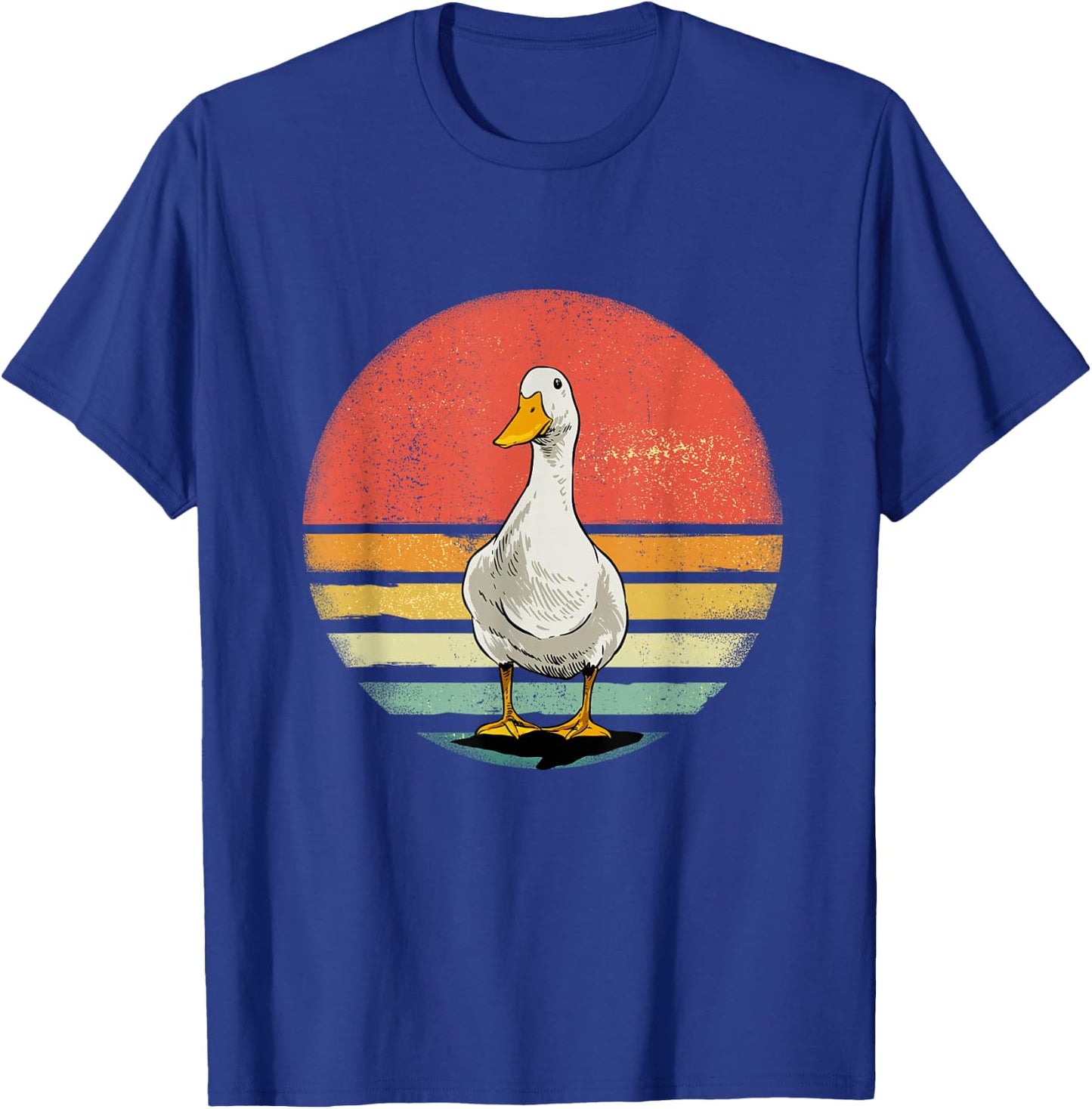 Duck Retro Vintage Duck Farm Animal Duck Lover T-Shirt - T-Shirt | Royal