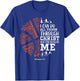 Christian Basketball Bible Verses Men Women Gifts T-Shirt - T-Shirt | Royal