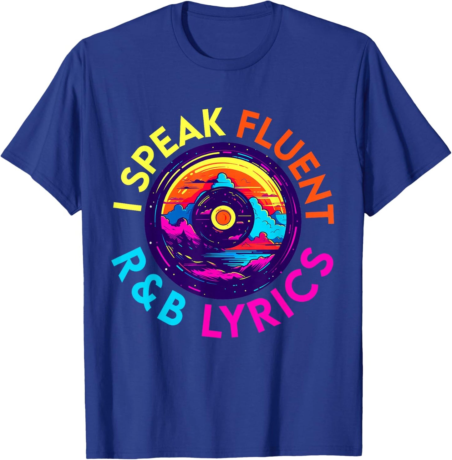 90's R&B Music Women Girl RnB Lover Rhythm and Blues T-Shirt - T-Shirt | Royal