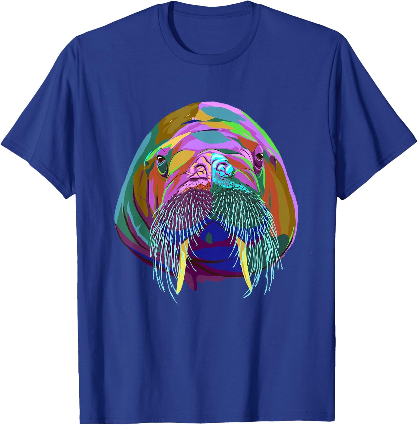 Splash Walrus T-Shirt - T-Shirt | Royal