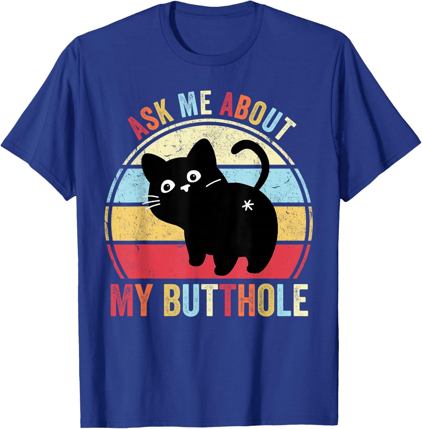 Meowlicious Black Cat - , Adult, Cat Lovers, Small, , Short Sleeve T-Shirt - T-Shirt | Royal